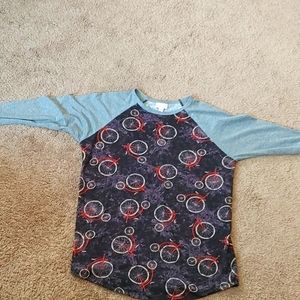Women's LuLaRoe Randy shirt. Size Medium. Vintage bicycles
